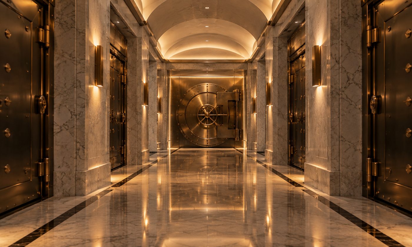Marble vault corridor